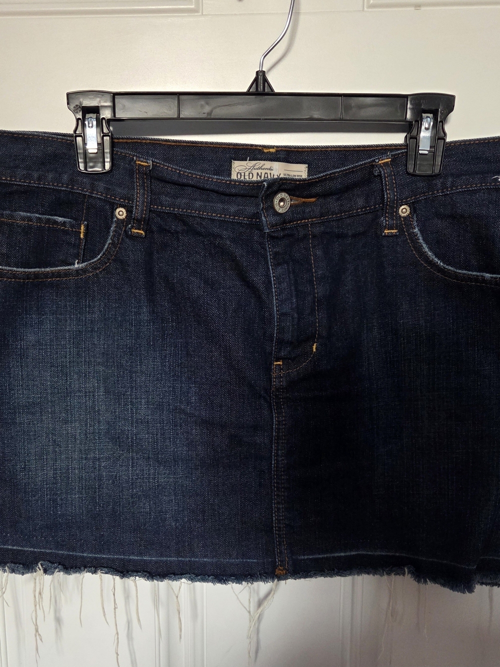 Old Navy Dark Blue Denim Mini Skirt